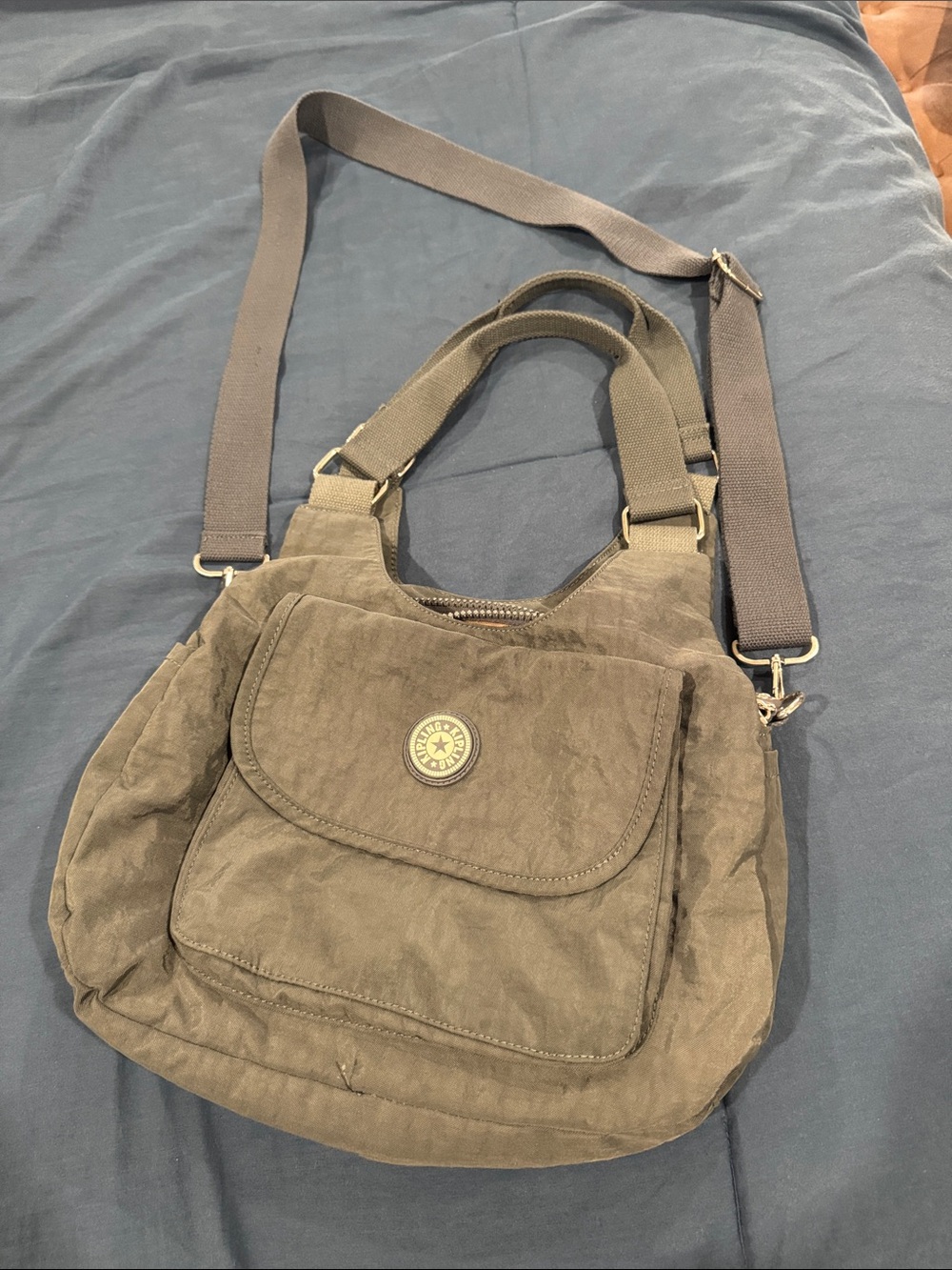 Kipling grey Crossbody Bag with Front Pocket